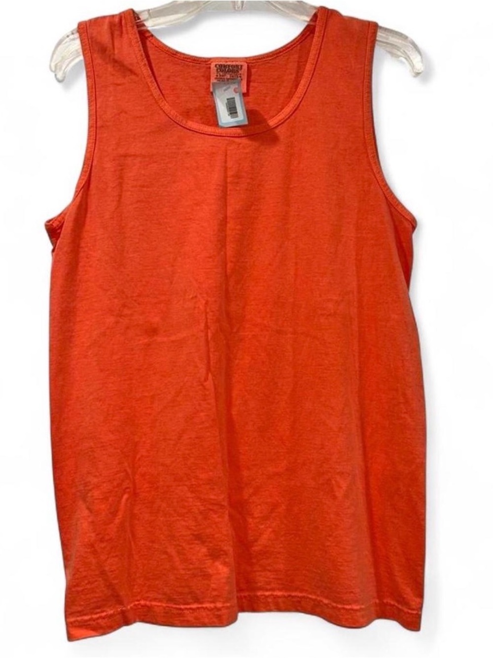 Comfort Colors Orange Tank Women’s Small